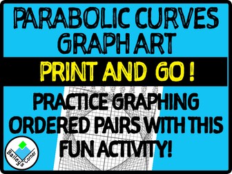 Parabolic Curve Graph Art