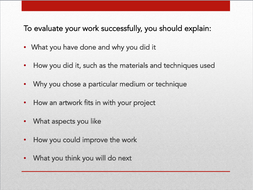 HOW TO WRITE A DISTINCTION-LEVEL EVALUATION