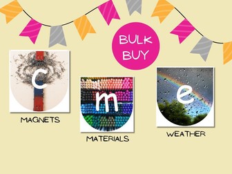 Primary Science bunting bundle
