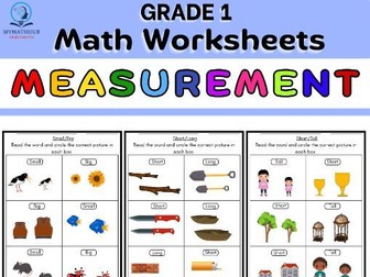 Grade 1 Measurement Worksheet - Fun & Easy Measurement Activities