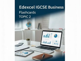IGCSE Business Edexcel Flash Card Topic 2