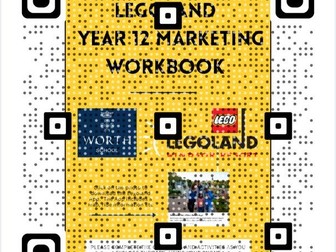 KS5 Marketing student workbook for Legoland Windsor