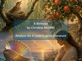 A Birthday by Christina Rossetti: Concise 1-Page Detailed Summary