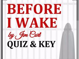 "Before I Wake" by Jim Cort - Quiz & Key