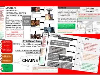 A Christmas Carol Scheme of Work 17 lessons