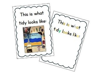 'This is what tidy looks like' Poster