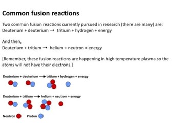 KS4 Physics Nuclear Fusion Presentation