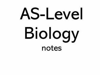 Edexcel iAL AS Biology Unit of Work