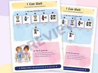 I Can Wait: Visual Support for Waiting and Turn Taking