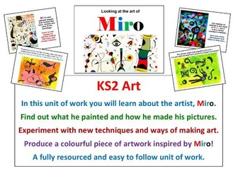 KS2 Art - Miro Paintings Made Easy