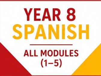 Year 8 Spanish Complete Module Set (Viva) with FREE Knowledge Organisers