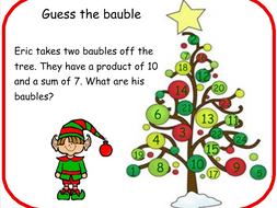 Christmas Tree Number Problem Solving And Reasoning Task | Teaching ...