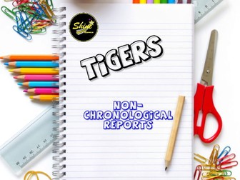 Non-Chronological Report Writing on Tigers - Years 3-5