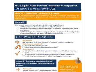 Definitive guide to AQA GCSE English Language Paper 2