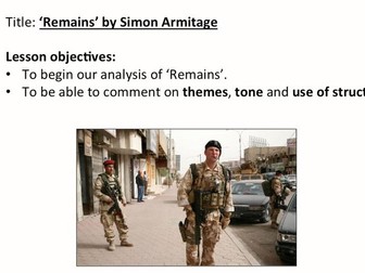 AQA Power and Conflict - Remains