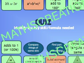 GCSE Revision Exam Question v formula Quiz Foundation TEMPLATE