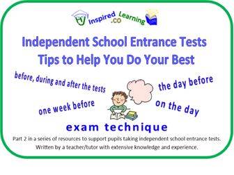 Independent School Entrance Tests – Tips to Help You Do Your Best