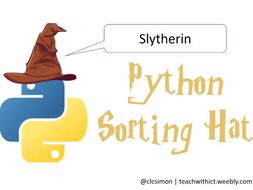 Python Harry Potter Sorting Hat Lesson | Teaching Resources