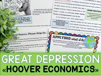 Hoover's Economics during the Great Depression
