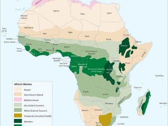 Year 6 Geography of Africa Unit of Work