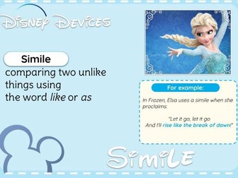 Literary Devices in Disney Display