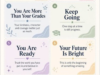 Year 11 Affirmation Cards