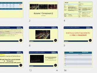 GCSE Dance Component 2 Introduction to A Linha Curva