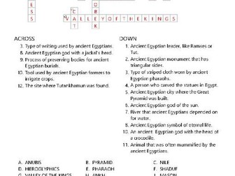 Ancient Egypt Crossword