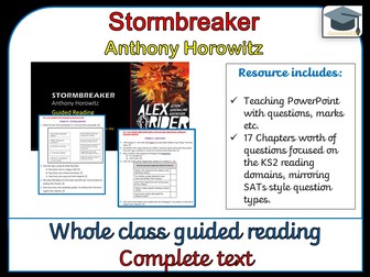 Stormbreaker - Whole class guided Reading (Complete text comprehensions)