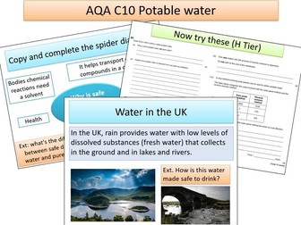 AQA C10  Potable water
