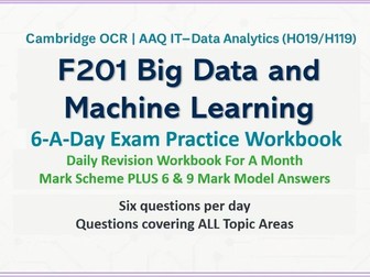Cambridge OCR - AAQ IT Data Analytics - F201 EXAM PRACTICE WORKBOOK