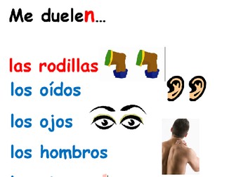 Qué te duele - Learn body parts in Spanish and say what hurts + Head shoulders knees and toes song