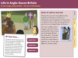 The Rise of Christianity - Interactive Teaching Book - Anglo-Saxon Britain KS2