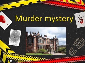 Forensic Science Taster - Murder Mystery Who Dunnit? ppt