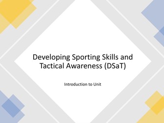 NCFE Level 2 - Developing Sporting Skills and Tactical Awareness