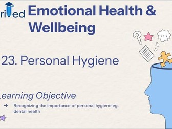 Personal Hygiene Matters – Year 7 PSHE Lesson on Health and Self-Care