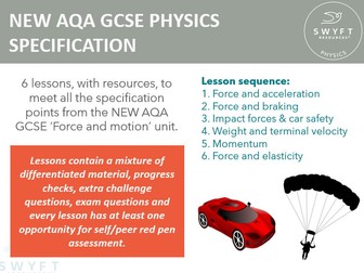 NEW AQA GCSE (2016) Physics - Force and Motion