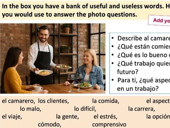 GCSE Spanish 3.4F – ¿Cuál sería tu trabajo ideal? (AQA Theme 1)
