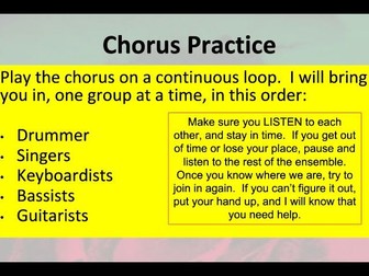 Reggae for Full Band LESSON 4