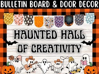 Spooktacular Halloween: Bulletin Board and Door Decor Craft Kit for a Classroom