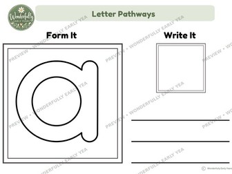 Lower Case Letter Pathways