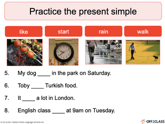 Present Simple Tense -  ESL/ELL Lesson plan