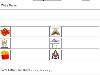 EYFS Writing Assessment