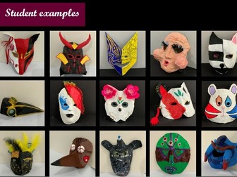 Masks inspired by different cultures
