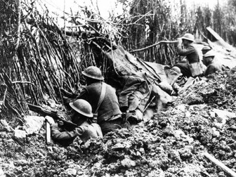 KS3 History Cover Worksheet - World War I