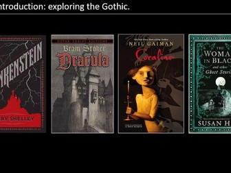 Gothic Writing Introduction Lesson