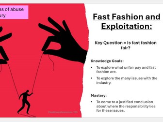 Fast Fashion and Exploitation