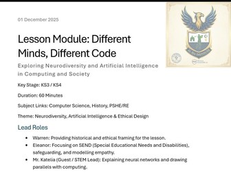Lesson Module: Different Minds, Different Code