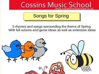 Songs and rhymes for Spring