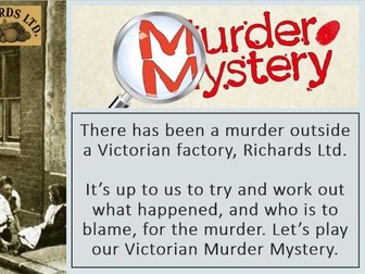 Murder Mystery English Lesson